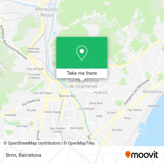 Bmn map