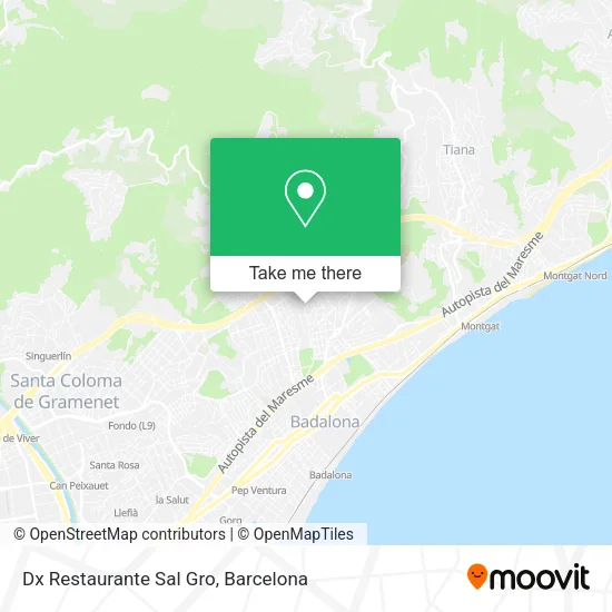 Dx Restaurante Sal Gro map