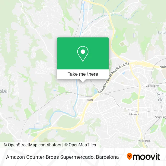 mapa Amazon Counter-Broas Supermercado