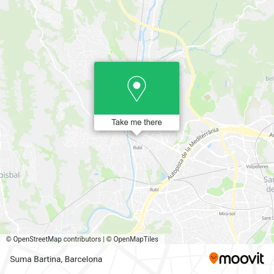 Suma Bartina map
