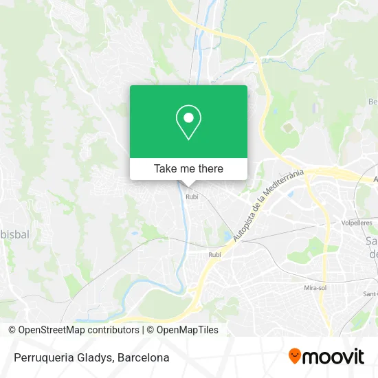 Perruqueria Gladys map
