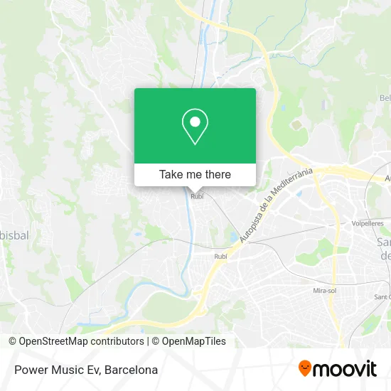 Power Music Ev map