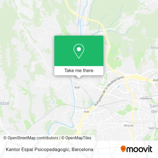 Kantor Espai Psicopedagogic map