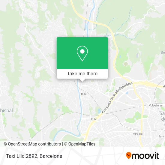 Taxi Llic.2892 map