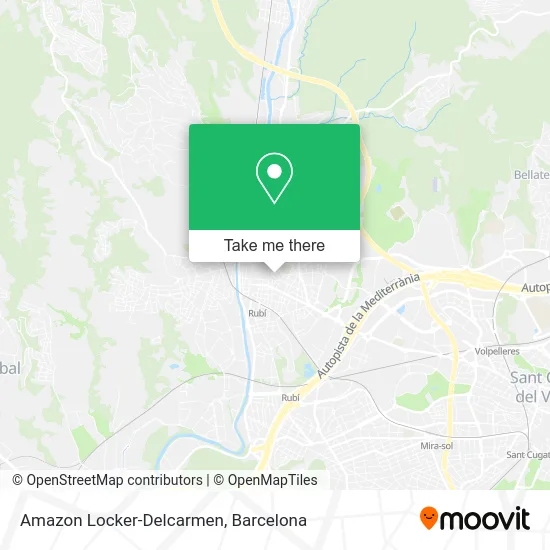 Amazon Locker-Delcarmen map