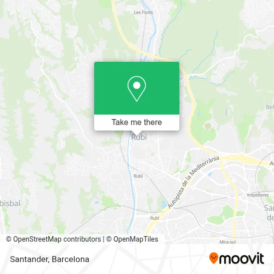 Santander map