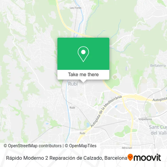 Rápido Moderno 2 Reparación de Calzado map