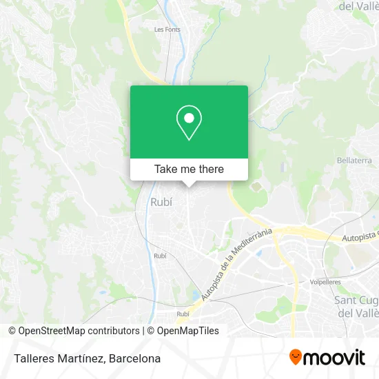 Talleres Martínez map