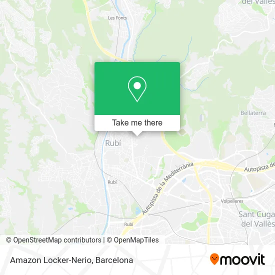Amazon Locker-Nerio map
