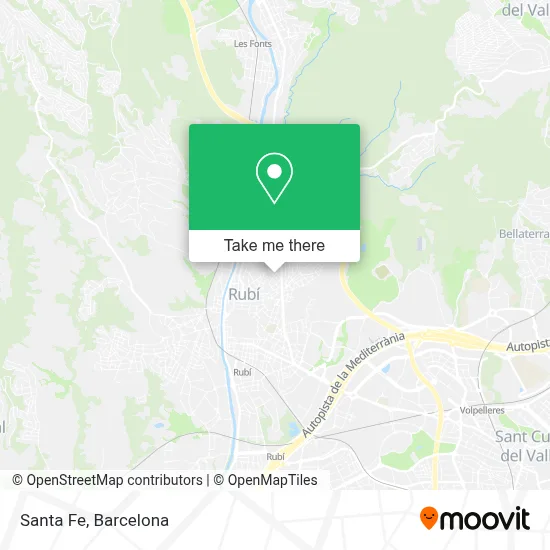 Santa Fe map