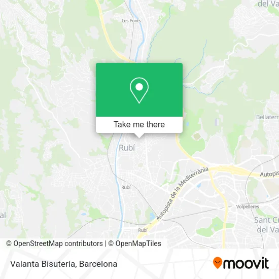 Valanta Bisutería map
