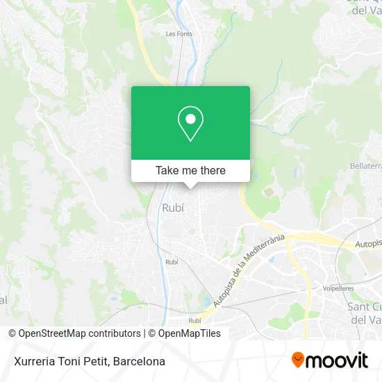 Xurreria Toni Petit map