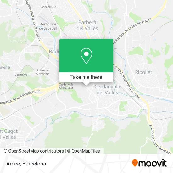 Arcce map