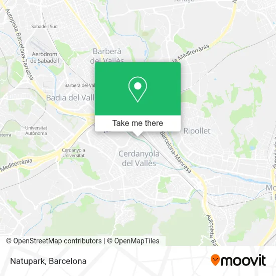 Natupark map