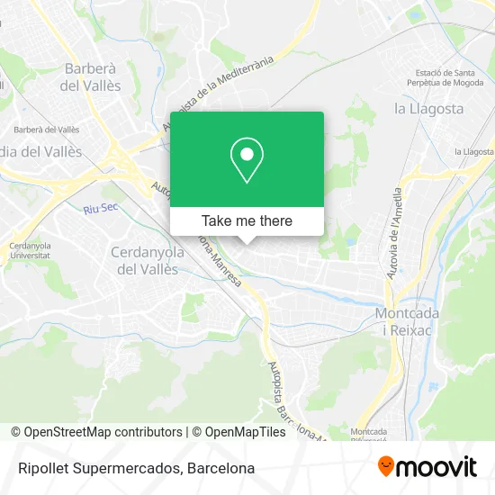 Ripollet Supermercados map