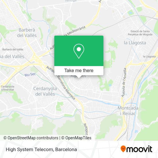 High System Telecom map
