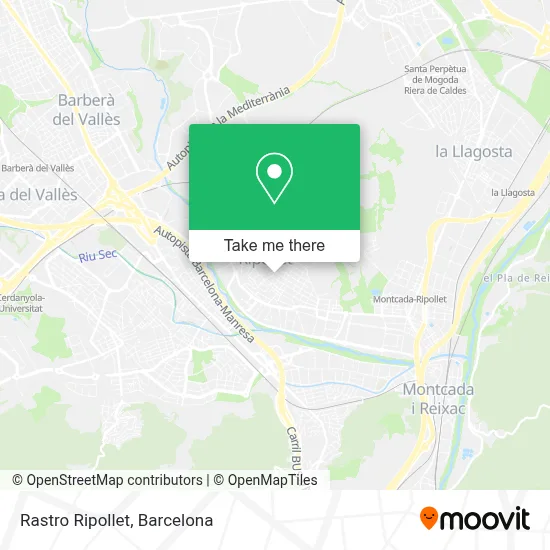 mapa Rastro Ripollet