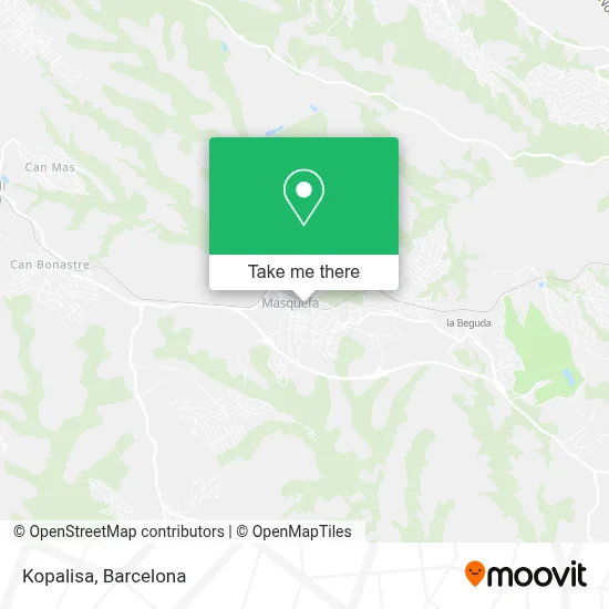 Kopalisa map