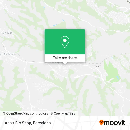 Ana's Bio Shop map