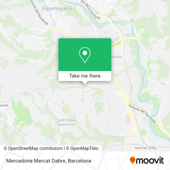 Mercadona Mercat Dabre map