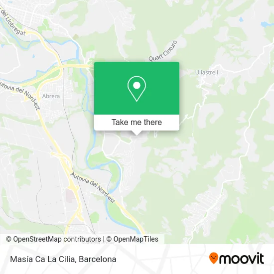 Masía Ca La Cilia map