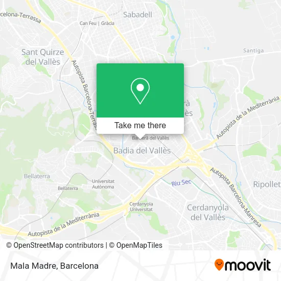 Mala Madre map