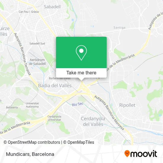 Mundicars map