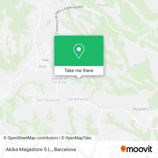 Akiba Magastore S.L. map