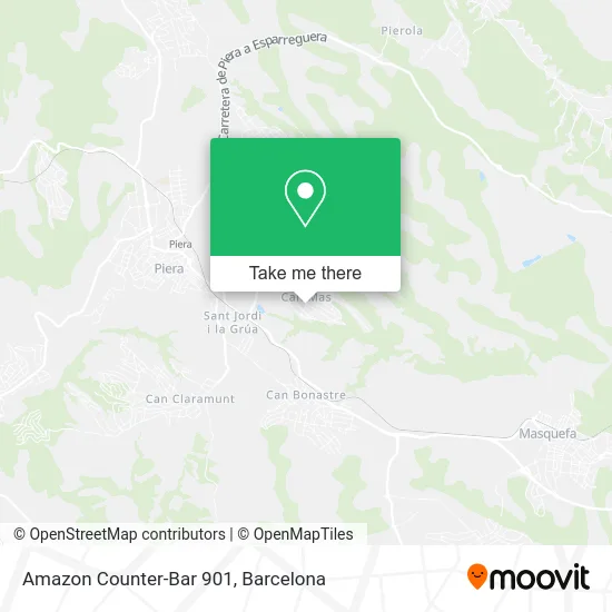 Amazon Counter-Bar 901 map