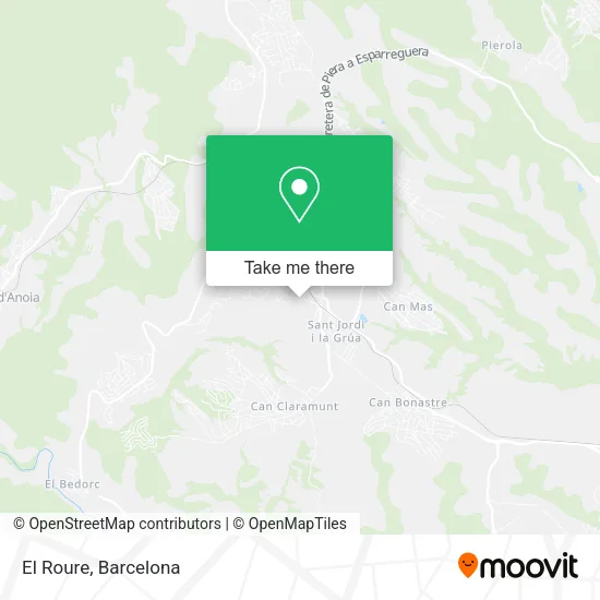 El Roure map
