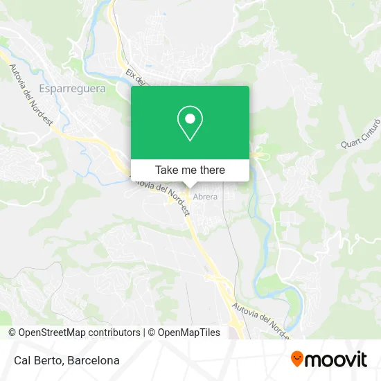 Cal Berto map