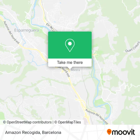 Amazon Recogida map