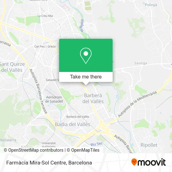 Farmàcia Mira-Sol Centre map