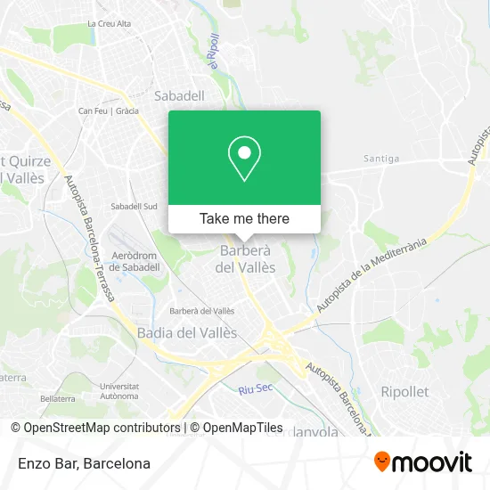 Bar Enzo map