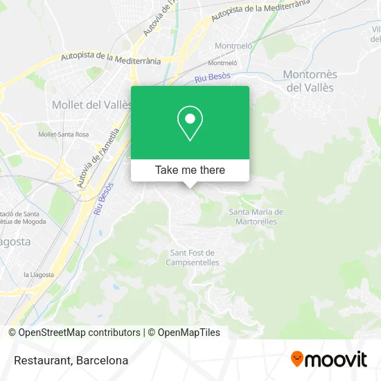 Restaurant map