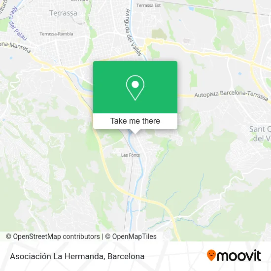 Asociación La Hermanda map