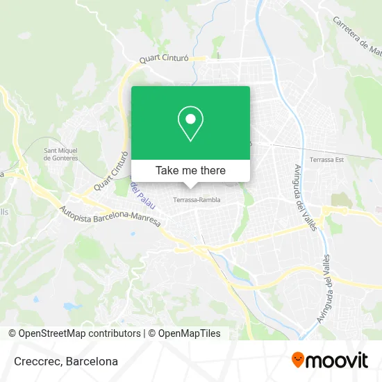 Creccrec map