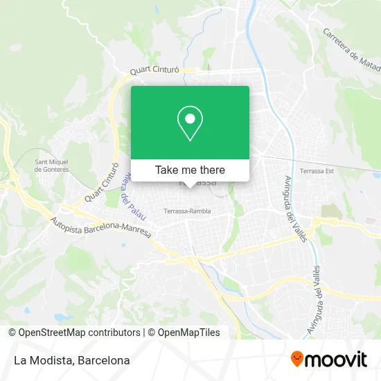 La Modista map