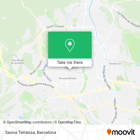 Saona Terrassa map