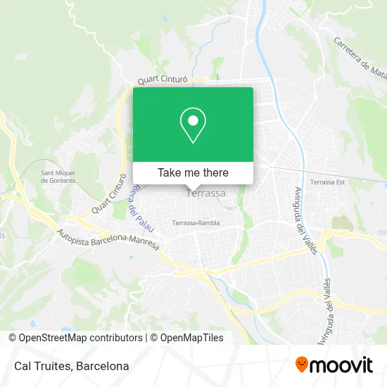 Cal Truites map