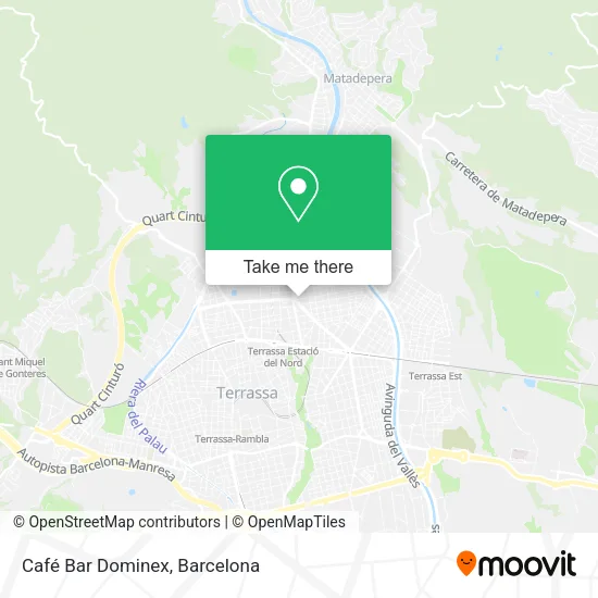 Café Bar Dominex map