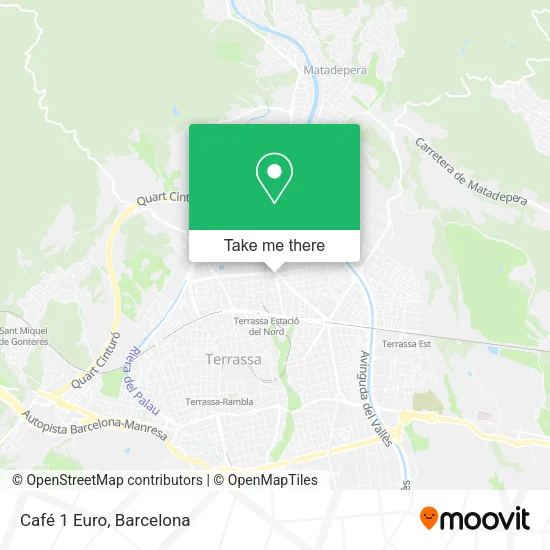 Café 1 Euro map