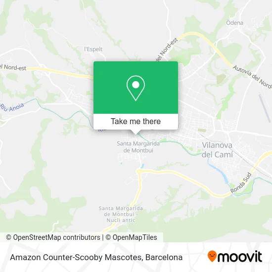 Amazon Counter-Scooby Mascotes map
