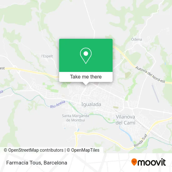 Farmacia Tous map
