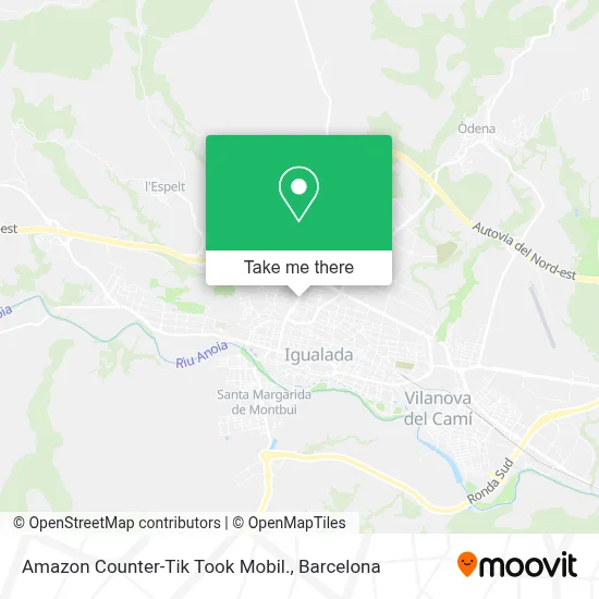 Amazon Counter-Tik Took Mobil. map