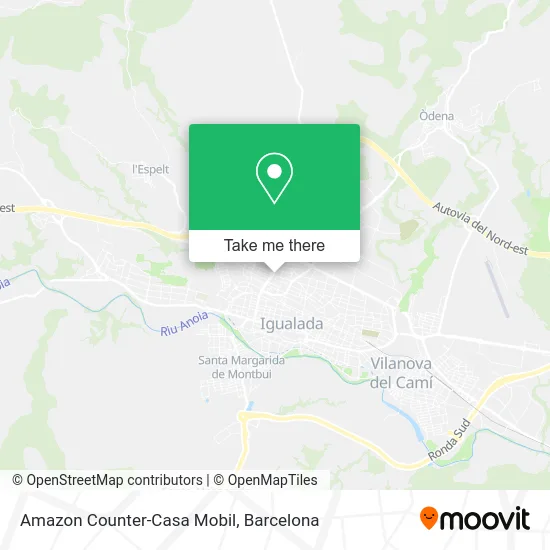 Amazon Counter-Casa Mobil map