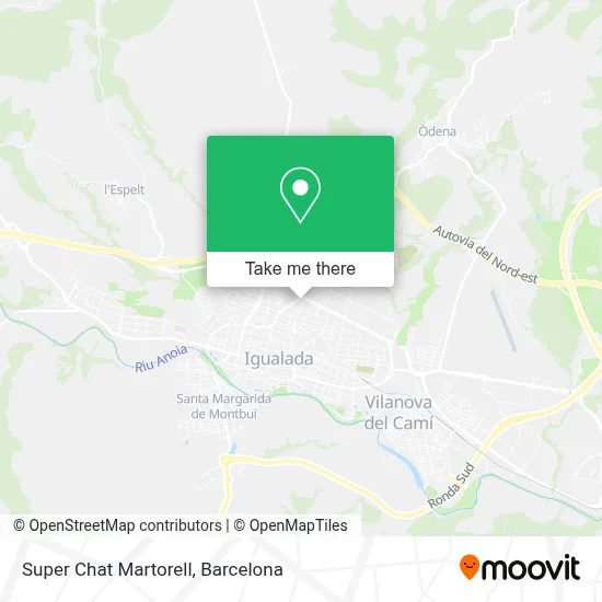 Super Chat Martorell map