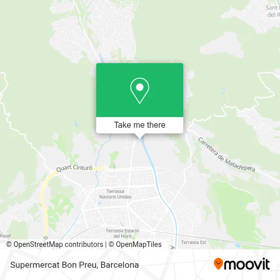 Supermercat Bon Preu map