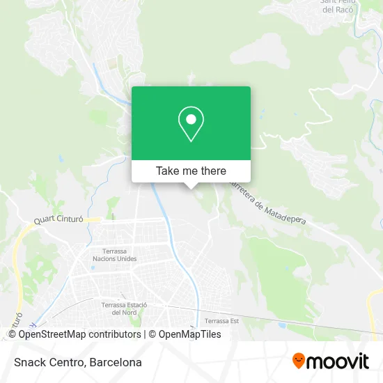 Snack Centro map