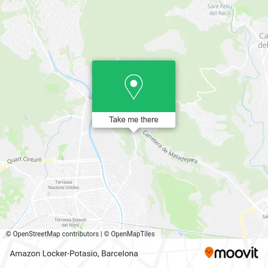 Amazon Locker-Potasio map